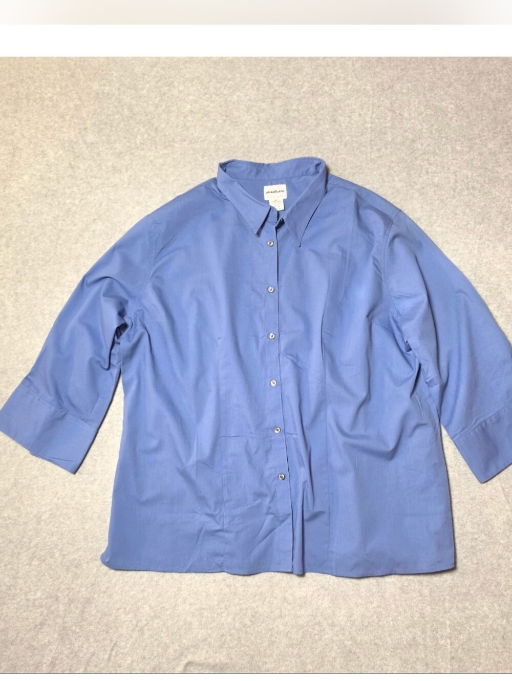 Wearguard Plus Size 3x Shirt Blouse 3/4 Sleeve Work Uniform Office